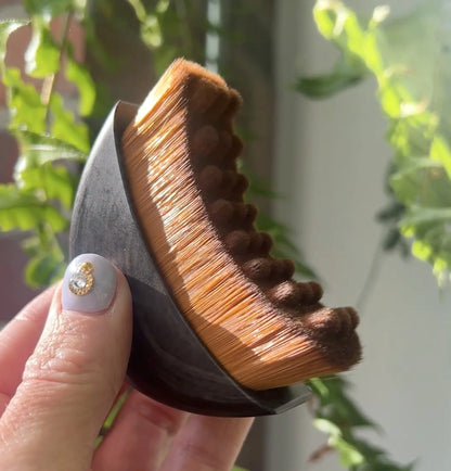 Lymfedrenasjebørste for ansiktskontur